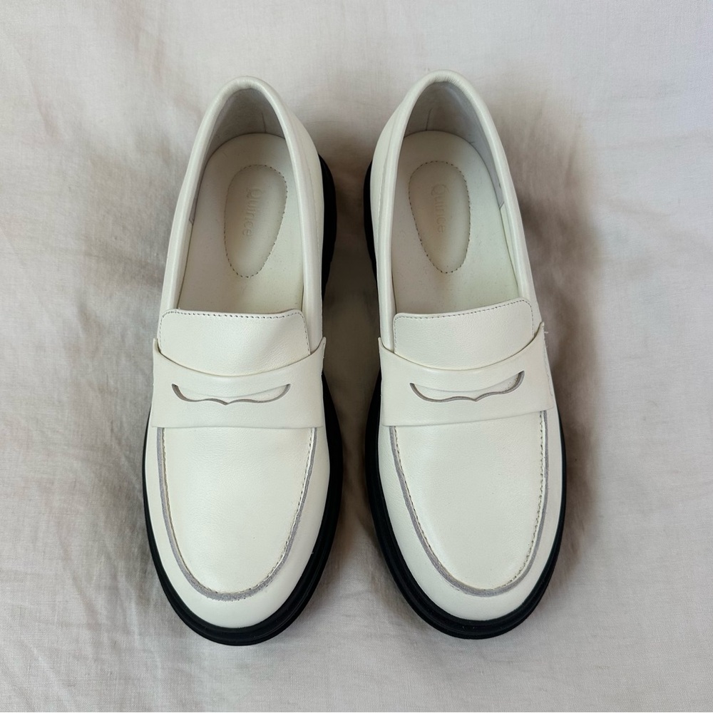 Quince Cream Loafers for Women - Picture 2 of 6